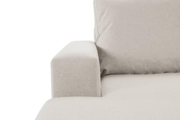 Crazy 4-sits Högervänd U-formad Small Soffa med Divan och Schäslong i Tyg - Beige - Möbler - Soffa - U-soffa