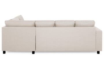 Crazy 4-sits Högervänd U-formad Small Soffa med Divan och Schäslong i Tyg - Beige - Möbler - Soffa - U-soffa