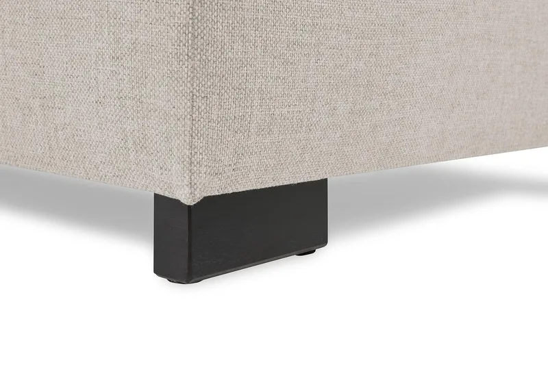 Crazy 4-sits Högervänd U-formad Small Soffa med Divan och Schäslong i Tyg - Beige - Möbler - Soffa - Divansoffa & schäslongsoffa - 4 sits soffa med divan