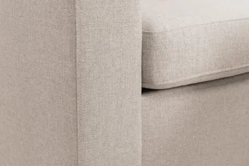 Crazy 4-sits Högervänd U-formad Small Soffa med Divan och Schäslong i Tyg - Beige - Möbler - Soffa - Divansoffa & schäslongsoffa - 4 sits soffa med divan