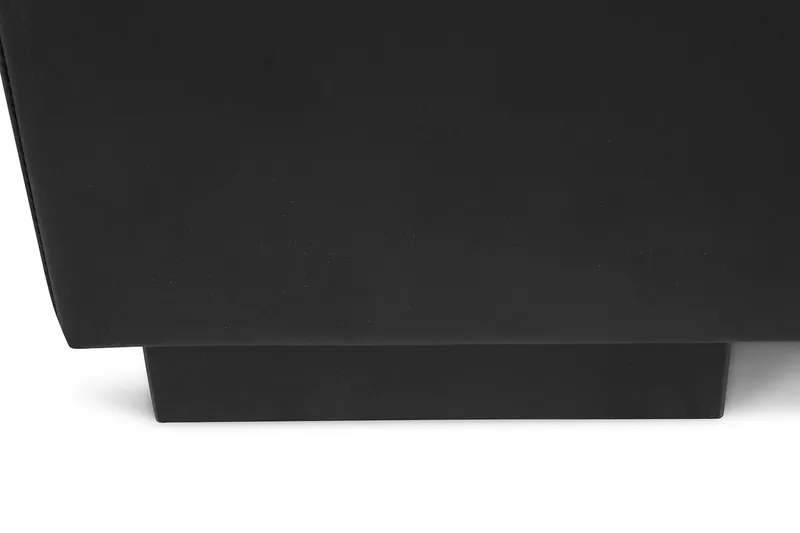 Crazy 4-sits Vänstervänd U-formad Large Soffa med Divan och Schäslong i Konstläder - Svart - Möbler - Soffa - Divansoffa & schäslongsoffa - 4 sits soffa med divan