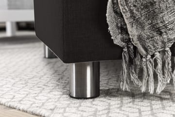 Crazy 4-sits Vänstervänd U-formad Large Soffa med Divan och Schäslong i Tyg - Antracit - Möbler - Soffa - Divansoffa & schäslongsoffa - 4 sits soffa med divan