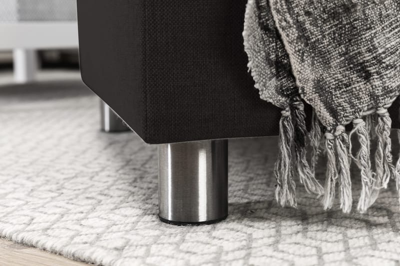 Crazy 4-sits Vänstervänd U-formad Large Soffa med Divan och Schäslong i Tyg - Antracit - Möbler - Soffa - Divansoffa & schäslongsoffa - 4 sits soffa med divan