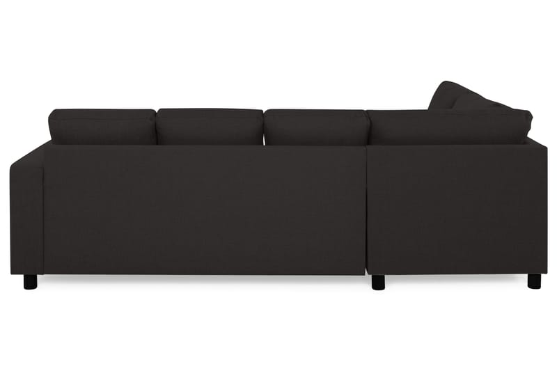 Crazy 4-sits Vänstervänd U-formad Large Soffa med Divan och Schäslong i Tyg - Antracit - Möbler - Soffa - U-soffa