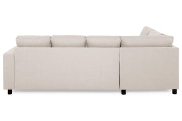Crazy 4-sits Vänstervänd U-formad Large Soffa med Divan och Schäslong i Tyg - Beige - Möbler - Soffa - Divansoffa & schäslongsoffa - 4 sits soffa med divan