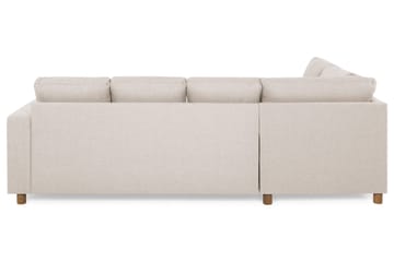 Crazy 4-sits Vänstervänd U-formad Large Soffa med Divan och Schäslong i Tyg - Beige - Möbler - Soffa - Divansoffa & schäslongsoffa - 4 sits soffa med divan