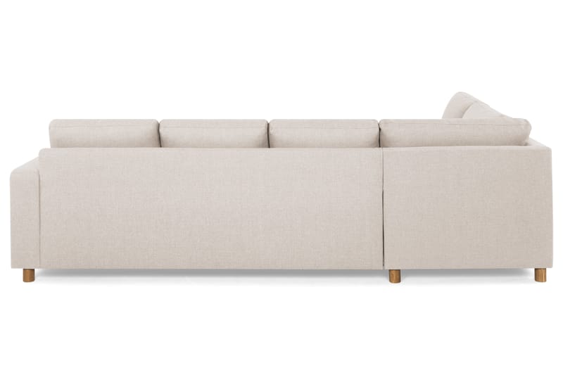 Crazy 4-sits Vänstervänd U-formad Large Soffa med Divan och Schäslong i Tyg - Beige - Möbler - Soffa - U-soffa