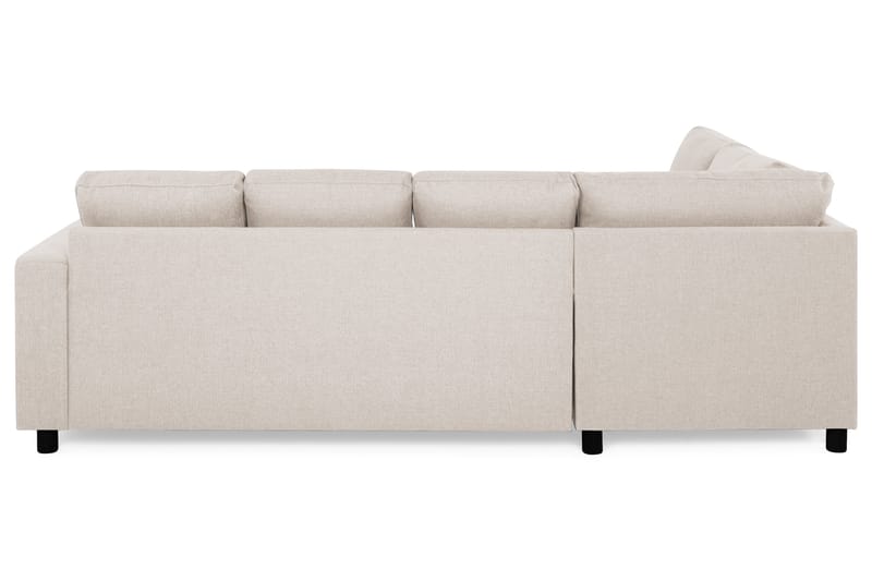 Crazy 4-sits Vänstervänd U-formad Large Soffa med Divan och Schäslong i Tyg - Beige - Möbler - Soffa - U-soffa