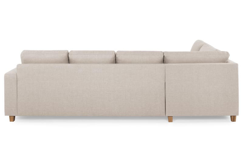 Crazy 4-sits Vänstervänd U-formad Large Soffa med Divan och Schäslong i Tyg - Beige - Möbler - Soffa - Divansoffa & schäslongsoffa - 4 sits soffa med divan