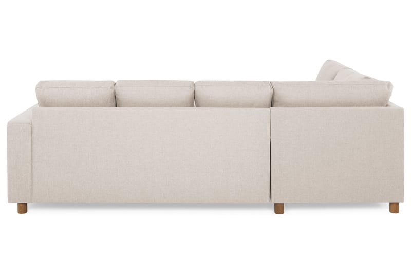 Crazy 4-sits Vänstervänd U-formad Large Soffa med Divan och Schäslong i Tyg - Beige - Möbler - Soffa - U-soffa