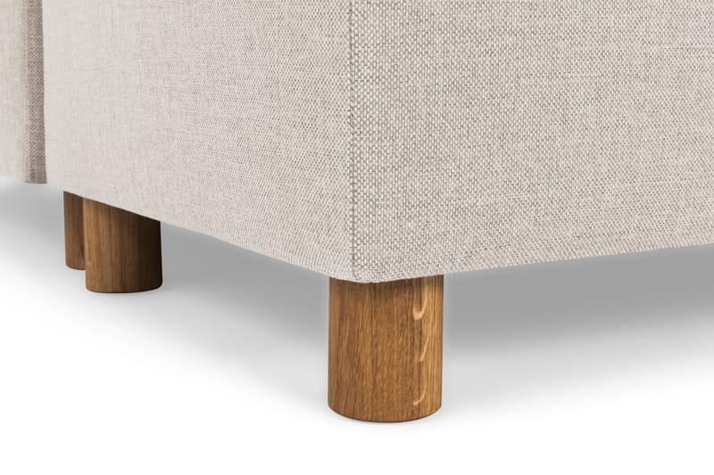 Crazy 4-sits Vänstervänd U-formad Large Soffa med Divan och Schäslong i Tyg - Beige - Möbler - Soffa - U-soffa