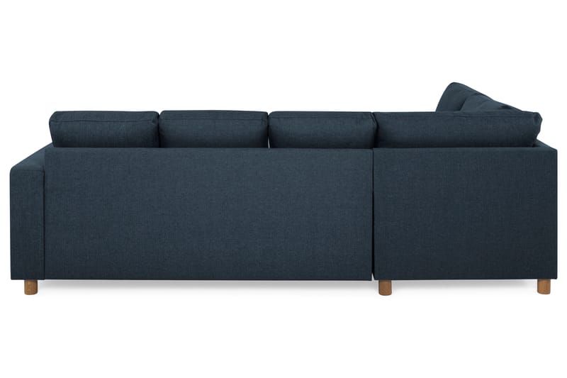 Crazy 4-sits Vänstervänd U-formad Large Soffa med Divan och Schäslong i Tyg - Blå - Möbler - Soffa - U-soffa