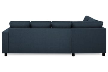 Crazy 4-sits Vänstervänd U-formad Large Soffa med Divan och Schäslong i Tyg - Blå - Möbler - Soffa - U-soffa