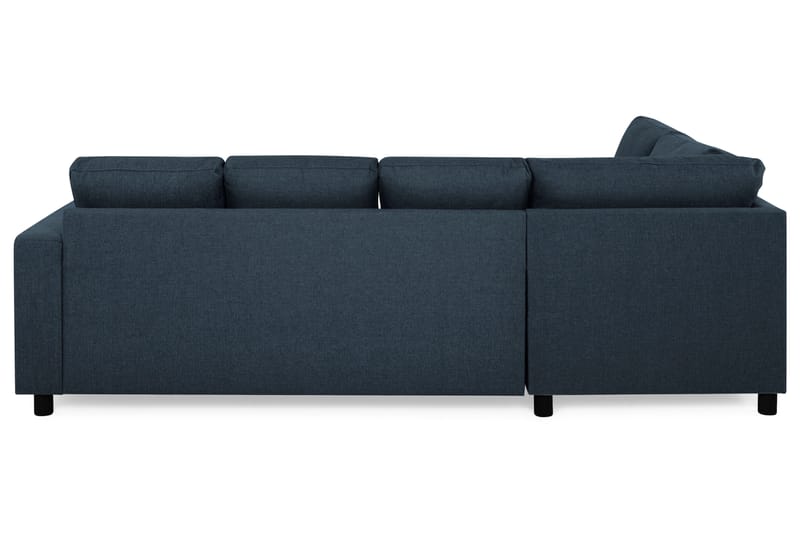 Crazy 4-sits Vänstervänd U-formad Large Soffa med Divan och Schäslong i Tyg - Blå - Möbler - Soffa - U-soffa