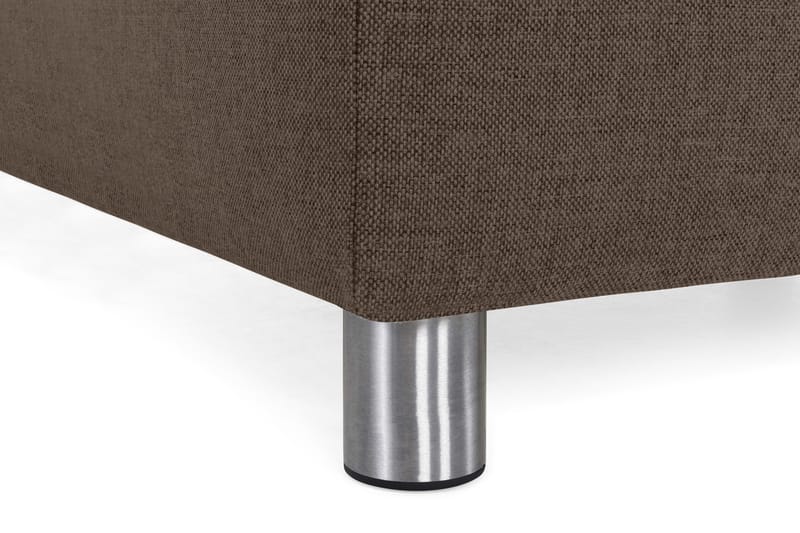 Crazy 4-sits Vänstervänd U-formad Large Soffa med Divan och Schäslong i Tyg - Brun - Möbler - Soffa - Divansoffa & schäslongsoffa - 3 sits soffa med divan