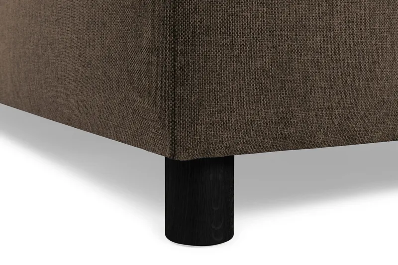 Crazy 4-sits Vänstervänd U-formad Large Soffa med Divan och Schäslong i Tyg - Brun - Möbler - Soffa - Divansoffa & schäslongsoffa - 3 sits soffa med divan