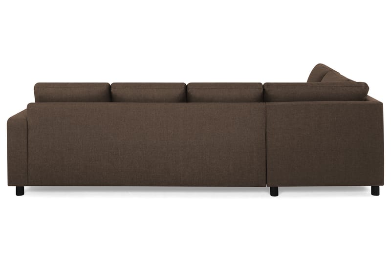 Crazy 4-sits Vänstervänd U-formad Large Soffa med Divan och Schäslong i Tyg - Brun - Möbler - Soffa - Divansoffa & schäslongsoffa - 3 sits soffa med divan