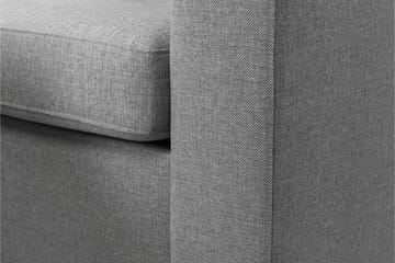 Crazy 4-sits Vänstervänd U-formad Large Soffa med Divan och Schäslong i Tyg - Grå - Möbler - Soffa - U-soffa