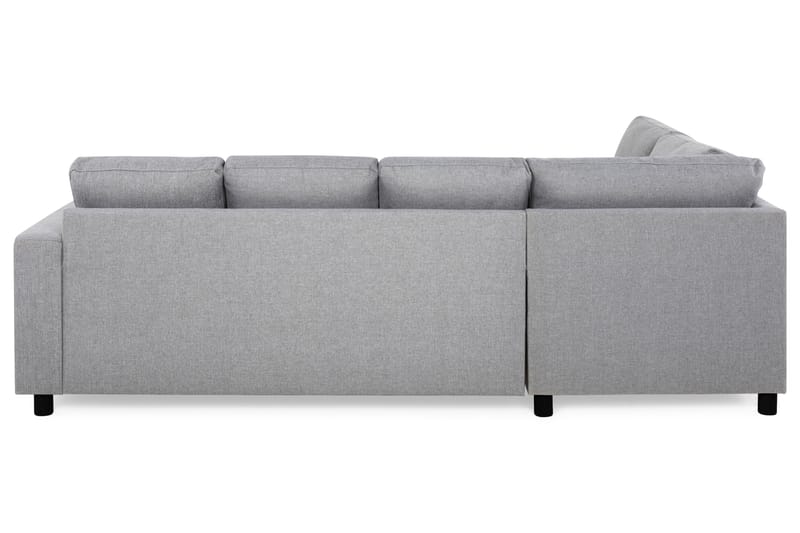 Crazy 4-sits Vänstervänd U-formad Large Soffa med Divan och Schäslong i Tyg - Grå - Möbler - Soffa - U-soffa