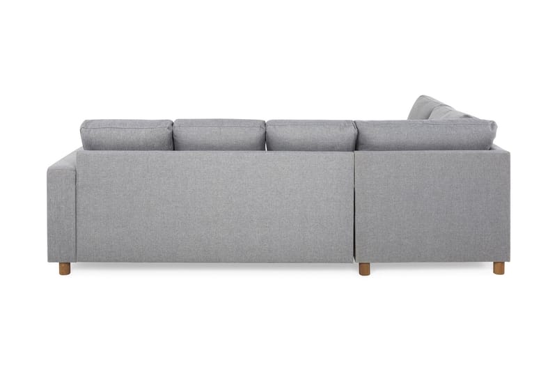 Crazy 4-sits Vänstervänd U-formad Large Soffa med Divan och Schäslong i Tyg - Grå - Möbler - Soffa - U-soffa
