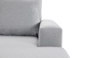 Crazy 4-sits Vänstervänd U-formad Large Soffa med Divan och Schäslong i Tyg - Grå - Möbler - Soffa - U-soffa