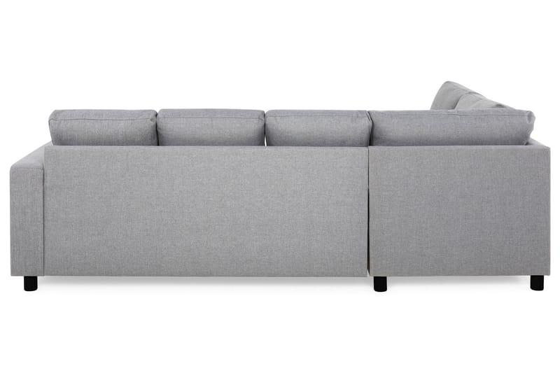 Crazy 4-sits Vänstervänd U-formad Large Soffa med Divan och Schäslong i Tyg - Grå - Möbler - Soffa - U-soffa