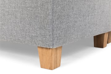 Crazy 4-sits Vänstervänd U-formad Large Soffa med Divan och Schäslong i Tyg - Grå - Möbler - Soffa - U-soffa