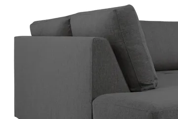 Crazy 4-sits Vänstervänd U-formad Large Soffa med Divan och Schäslong i Tyg - Mörkgrå - Möbler - Soffa - Divansoffa & schäslongsoffa - 4 sits soffa med divan