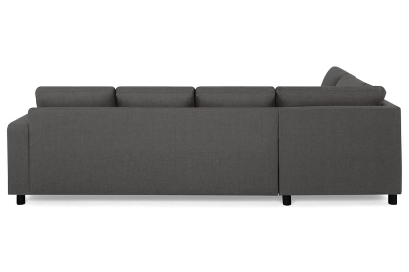 Crazy 4-sits Vänstervänd U-formad Large Soffa med Divan och Schäslong i Tyg - Mörkgrå - Möbler - Soffa - Divansoffa & schäslongsoffa - 4 sits soffa med divan