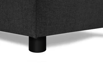 Crazy 4-sits Vänstervänd U-formad Small Soffa med Divan och Schäslong i Tyg inkl Kuvertkuddar - Antracit - Möbler - Soffa - U-soffa