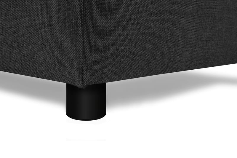 Crazy 4-sits Vänstervänd U-formad Small Soffa med Divan och Schäslong i Tyg inkl Kuvertkuddar - Antracit - Möbler - Soffa - U-soffa