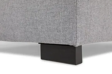 Crazy 4-sits Vänstervänd U-formad Small Soffa med Divan och Schäslong i Tyg inkl Kuvertkuddar - Grå - Möbler - Soffa - U-soffa