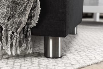 Crazy 5-sits Högervänd U-formad X-Large Soffa med Divan och Schäslong i Tyg - Antracit - Möbler - Soffa - U-soffa