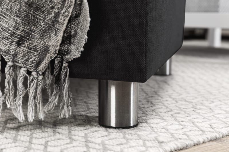 Crazy 5-sits Högervänd U-formad X-Large Soffa med Divan och Schäslong i Tyg - Antracit - Möbler - Soffa - U-soffa