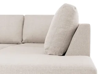 Crazy 5-sits Högervänd U-formad X-Large Soffa med Divan och Schäslong i Tyg - Beige - Möbler - Soffa - U-soffa