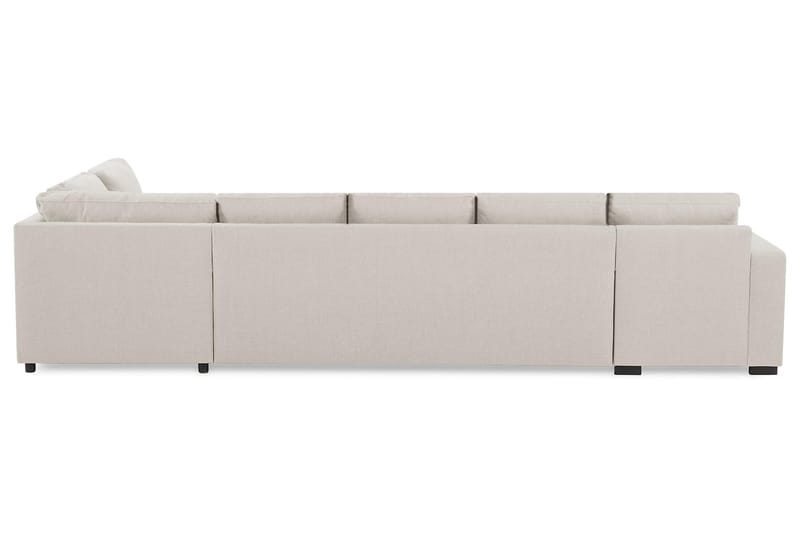 Crazy 5-sits Högervänd U-formad X-Large Soffa med Divan och Schäslong i Tyg - Beige - Möbler - Soffa - U-soffa