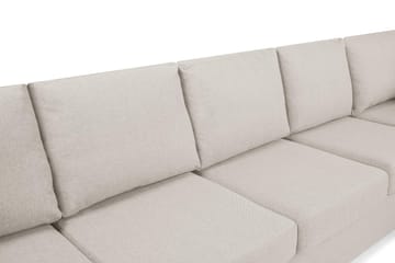 Crazy 5-sits Högervänd U-formad X-Large Soffa med Divan och Schäslong i Tyg - Beige - Möbler - Soffa - U-soffa