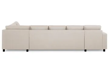 Crazy 5-sits Högervänd U-formad X-Large Soffa med Divan och Schäslong i Tyg - Beige - Möbler - Soffa - U-soffa