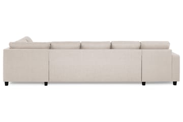 Crazy 5-sits Högervänd U-formad X-Large Soffa med Divan och Schäslong i Tyg - Beige - Möbler - Soffa - U-soffa