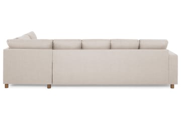 Crazy 5-sits Högervänd U-formad X-Large Soffa med Divan och Schäslong i Tyg - Beige - M�öbler - Soffa - U-soffa