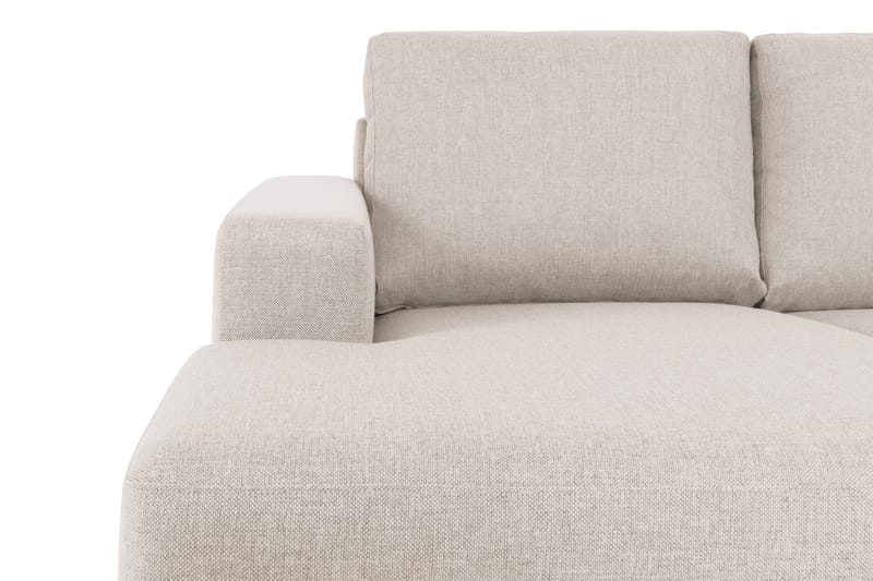 Crazy 5-sits Högervänd U-formad X-Large Soffa med Divan och Schäslong i Tyg - Beige - Möbler - Soffa - U-soffa