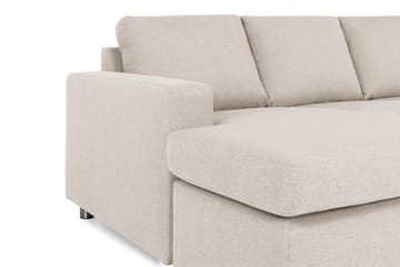 Crazy 5-sits Högervänd U-formad X-Large Soffa med Divan och Schäslong i Tyg - Beige - Möbler - Soffa - U-soffa