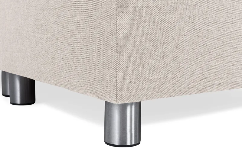 Crazy 5-sits Högervänd U-formad X-Large Soffa med Divan och Schäslong i Tyg - Beige - Möbler - Soffa - U-soffa