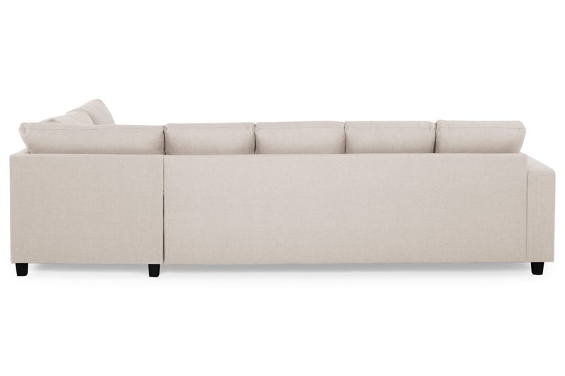 Crazy 5-sits Högervänd U-formad X-Large Soffa med Divan och Schäslong i Tyg - Beige - Möbler - Soffa - U-soffa