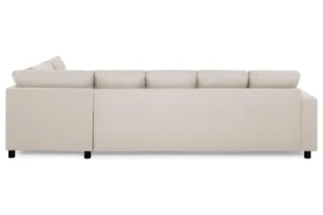 Crazy 5-sits Högervänd U-formad X-Large Soffa med Divan och Schäslong i Tyg - Beige - Möbler - Soffa - U-soffa