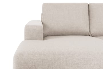 Crazy 5-sits Högervänd U-formad X-Large Soffa med Divan och Schäslong i Tyg - Beige - Möbler - Soffa - U-soffa