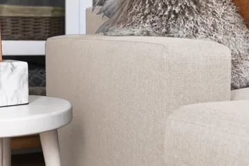 Crazy 5-sits Högervänd U-formad X-Large Soffa med Divan och Schäslong i Tyg - Beige - Möbler - Soffa - U-soffa