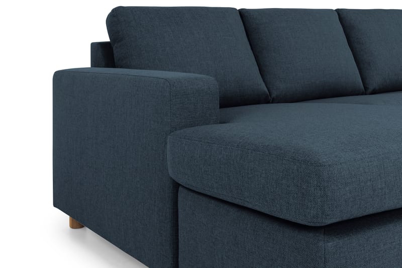 Crazy 5-sits Högervänd U-formad X-Large Soffa med Divan och Schäslong i Tyg - Blå - Möbler - Soffa - U-soffa