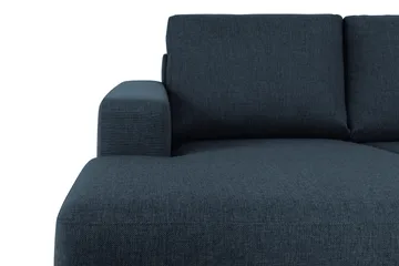 Crazy 5-sits Högervänd U-formad X-Large Soffa med Divan och Schäslong i Tyg - Blå - Möbler - Soffa - U-soffa