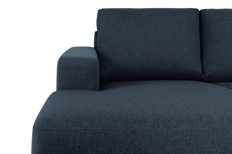 Crazy 5-sits Högervänd U-formad X-Large Soffa med Divan och Schäslong i Tyg - Blå - Möbler - Soffa - U-soffa